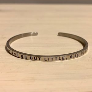 MantraBand Silver Cuff Bracelet